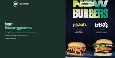 Catálogo The Good Burger en Donostia-San Sebastián | Nuevas burgers | 20/6/2024 - 31/8/2024