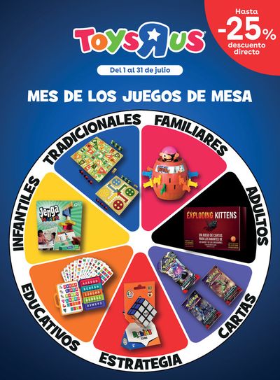Catálogo ToysRus en Santa Agnès de Malanyanes | Mes de los juegos de mesa | 1/7/2024 - 31/7/2024