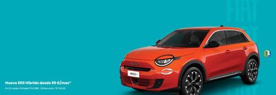 Catálogo Fiat en Zaratán | Nuevo 600 híbrido desde 99€/mes | 1/7/2024 - 31/7/2024