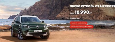 Ofertas de Coches, Motos y Recambios en Tordera | Nueva Citroën C3 Aircross desde 18.990€ de Citroën | 1/7/2024 - 31/7/2024