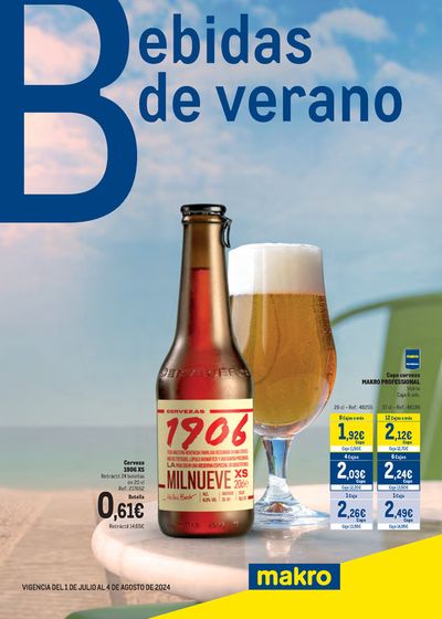 Catálogo Makro en Badalona | Especial Bebidas Verano Cataluña | 1/7/2024 - 4/8/2024