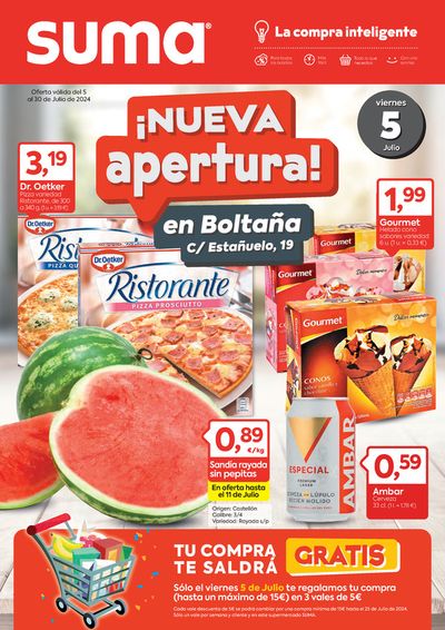 Catálogo Suma Supermercados | Nueva apertura | 5/7/2024 - 30/7/2024