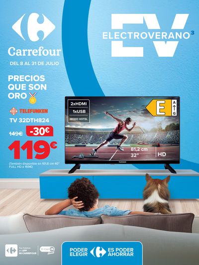 Ofertas de Hiper-Supermercados en Ceuta | ELECTRO VERANO III de Carrefour | 8/7/2024 - 31/7/2024