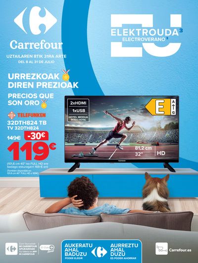 Catálogo Carrefour en Erandio | ELECTRO VERANO III | 8/7/2024 - 31/7/2024