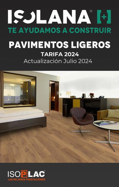 Ofertas de Jardín y Bricolaje en Badajoz | PAVIMENTOS LIGEROS – TARIFA ISOLANA de Isolana | 8/7/2024 - 31/7/2024