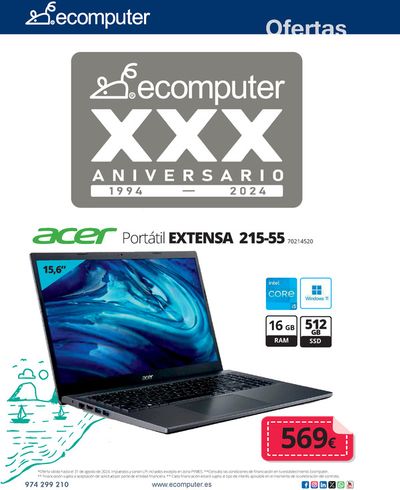 Catálogo Ecomputer en Almería | Oferta válida hasta el 31 de agosto de 2024 | 8/7/2024 - 31/8/2024