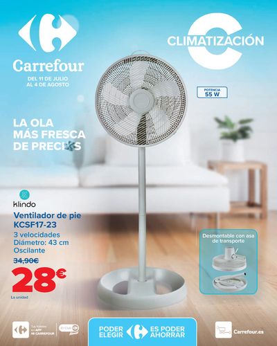 Catálogo Carrefour en Tudela | Climatización | 11/7/2024 - 4/8/2024