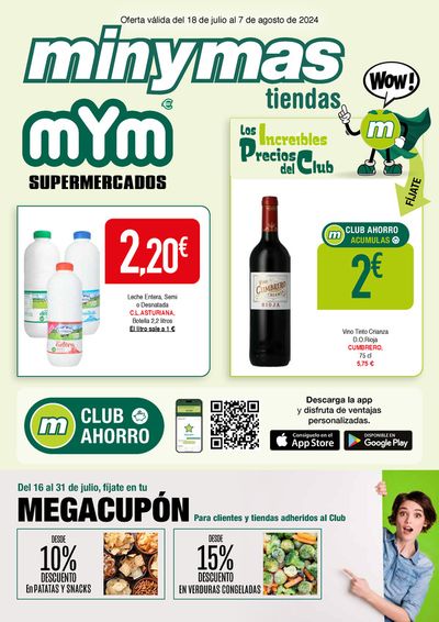 Catálogo Masymas | Ofertas folleto mYm supermercados | 18/7/2024 - 7/8/2024