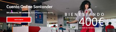 Catálogo Banco Santander en Las Palmas de Gran Canaria | Promoción | 16/7/2024 - 30/7/2024