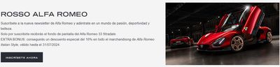 Ofertas de Coches, Motos y Recambios en Zaratán | Rosso Alfa Romeo de Alfa Romeo | 16/7/2024 - 31/7/2024