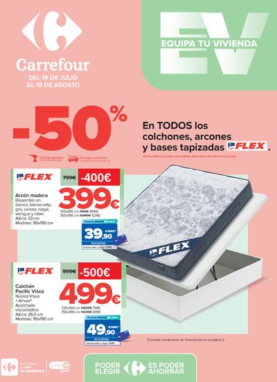 Ofertas de Hogar y Muebles en Ceuta | Descanso de Carrefour | 18/7/2024 - 19/8/2024