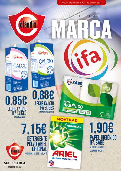 Ofertas de Hiper-Supermercados en Ortigueira | Catálogo Claudio de Claudio | 18/7/2024 - 31/7/2024