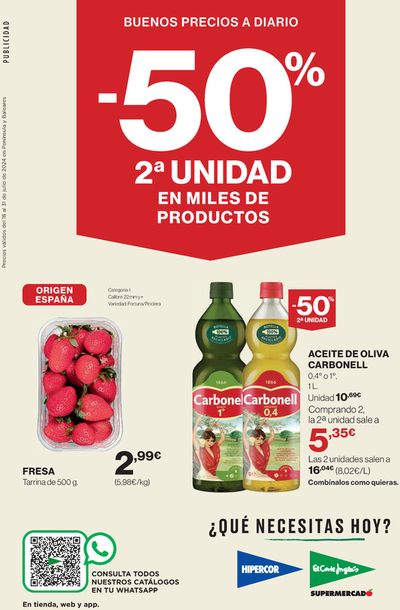 Catálogo Hipercor en Oviedo | Ofertas y promociones | 18/7/2024 - 31/7/2024