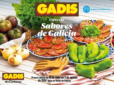 Catálogo Gadis | Prezos válidos do 18 de xullo ao 3 de agosto de 2024 para os Gadis de Galicia | 18/7/2024 - 3/8/2024