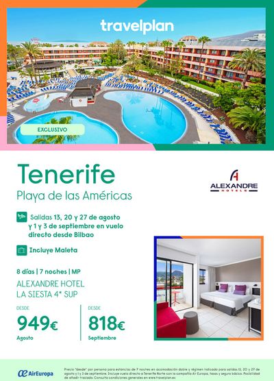 Catálogo Travelplan | Travelplan Tenerife | 22/7/2024 - 10/8/2024