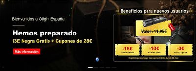 Ofertas de Informática y Electrónica en Sant Feliu de Guíxols | Promociones especiales  de Olight | 23/7/2024 - 31/7/2024