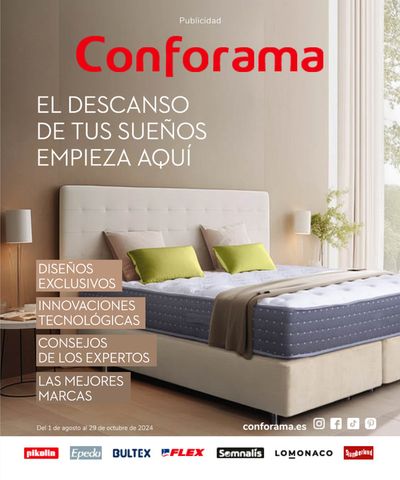 Catálogo Conforama en Santiago de Compostela | Guía de descanso | 13/8/2024 - 29/10/2024