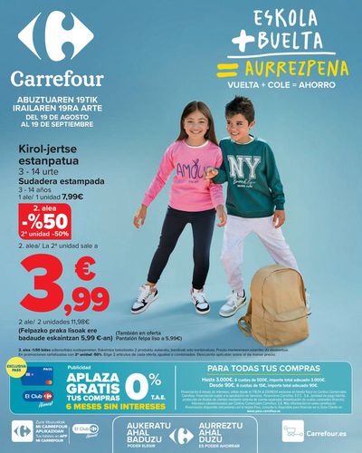 Ofertas de Vuelta al cole en Portugalete | VUELTA AL COLE de Carrefour | 19/8/2024 - 19/9/2024