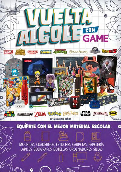 Ofertas de Vuelta al cole en Ecija | Vuelta al Cole  de Game | 16/8/2024 - 16/9/2024