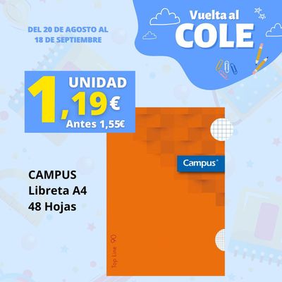 Ofertas de Vuelta al cole en La Orotava | Vuelta al cole! de Supermercados Tu Alteza | 20/8/2024 - 18/9/2024