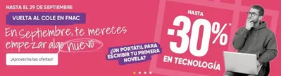 Ofertas de Vuelta al cole en Tui | Hasta -30% de Fnac | 21/8/2024 - 29/9/2024