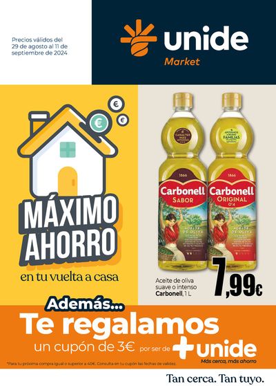 Catálogo Unide Market | Máximo ahorro UNIDE Market | 29/8/2024 - 11/9/2024