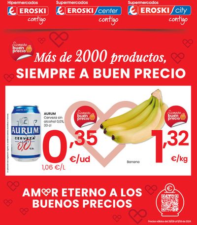 Catálogo Eroski en Sotillo de la Adrada | Siempre a buen precio SUPERMERCADOS EROSKI CITY. | 29/8/2024 - 11/9/2024