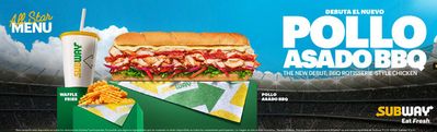 Ofertas de Restauración en Llucmajor | All Star Menu de Subway | 28/8/2024 - 8/9/2024