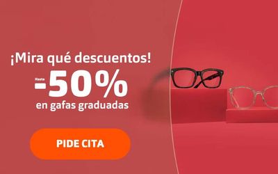 Ofertas de Salud y Ópticas en Sant Adrià de Besós | -50% en gafas graduadas de MasVisión | 28/8/2024 - 10/9/2024