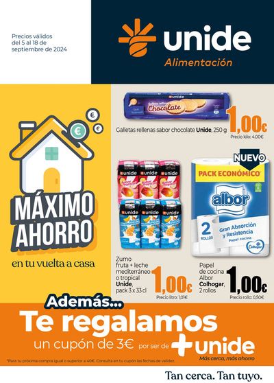 Catálogo UNIDE Alimentación en Vecindario | Máximo Ahorro UNIDE Alimentación | 5/9/2024 - 18/9/2024