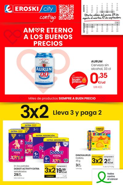 Catálogo Eroski en Vilagarcía de Arousa | Amor eterno a los buenos precios SUPERMERCADOS EROSKI CITY | 29/8/2024 - 10/9/2024