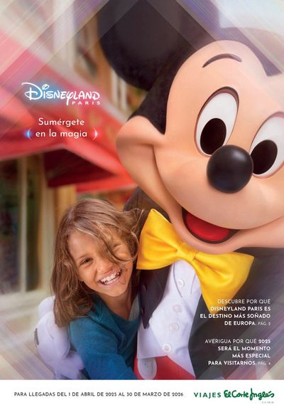 Catálogo Viajes El Corte Inglés en Ronda | Folleto Disneyland Paris 2025/2026 | 2/9/2024 - 31/3/2025