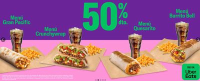 Catálogo Taco Bell en Madrid | 50% dto. | 2/9/2024 - 30/9/2024