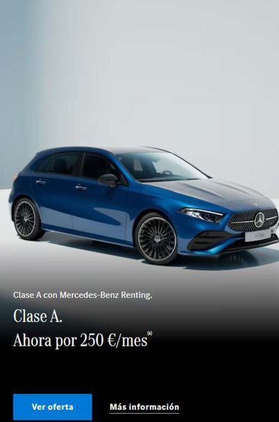 Catálogo Mercedes-Benz en Vigo | Clase A. ahora por 250€/mes  | 3/9/2024 - 30/9/2024