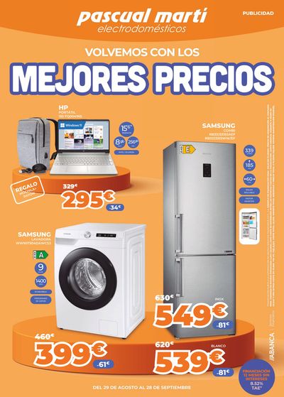 Catálogo Pascual Martí en Manises | Volvemos con los mejores precios! | 3/9/2024 - 28/9/2024