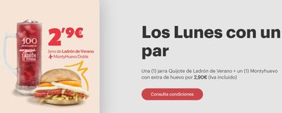 Ofertas de Restauración en Mancha Real | Los Lunes con un par de 100 Montaditos | 3/9/2024 - 30/9/2024