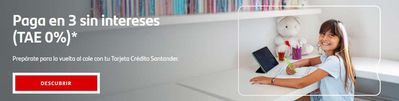 Ofertas de Bancos y Seguros en Ondarroa | Promoción de Banco Santander | 3/9/2024 - 30/9/2024