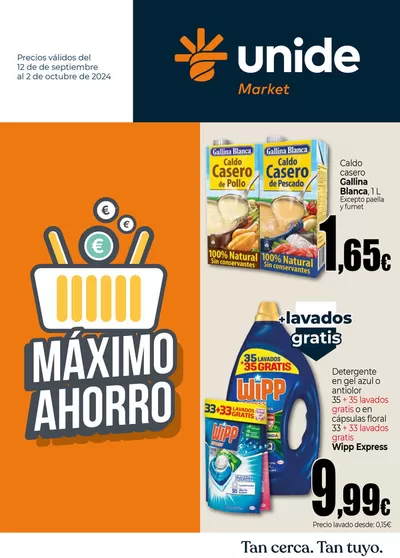 Catálogo Unide Market en San Pedro del Pinatar | El ahorro en verano sigue en tu súper cercano | 12/9/2024 - 2/10/2024