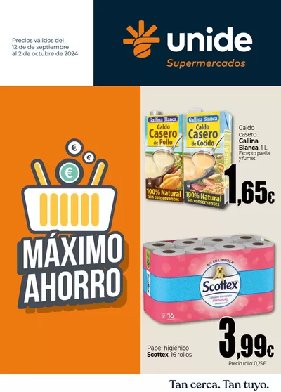 Catálogo Unide Supermercados en San Pedro del Pinatar | El ahorro en verano sigue en tu súper cercano | 12/9/2024 - 2/10/2024