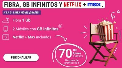 Ofertas de Informática y Electrónica en Golmayo | Fibra, GB Infinitos y TV con Netflix + max. de Yoigo | 6/9/2024 - 16/9/2024