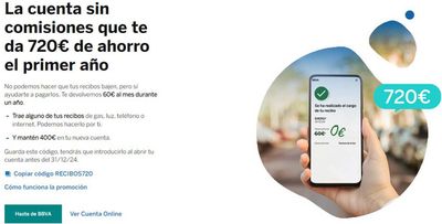 Ofertas de Bancos y Seguros en Ondarroa | Promoción de BBVA | 6/9/2024 - 31/12/2024