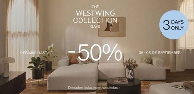 Ofertas de Hogar y Muebles en Felanitx | Hasta -50% de Westwing | 6/9/2024 - 8/9/2024