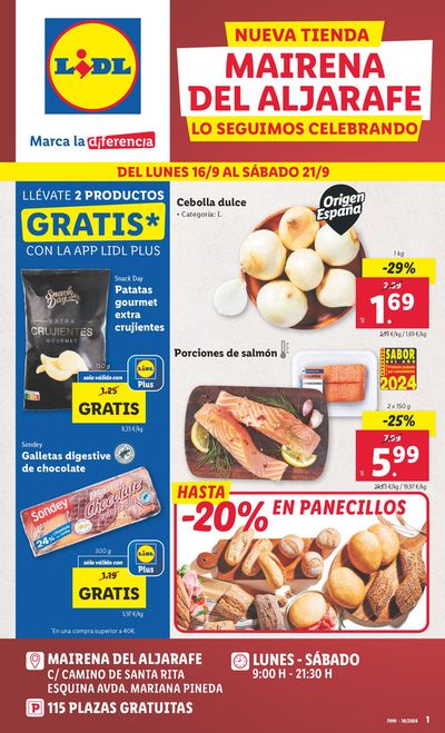 Catálogo Lidl en Mairena del Aljarafe | Marca la diferencia! | 16/9/2024 - 22/9/2024