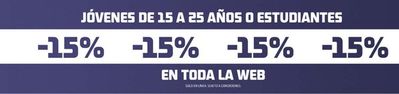 Ofertas de Deporte en Pizarra | -15% de Foot Locker | 9/9/2024 - 20/9/2024