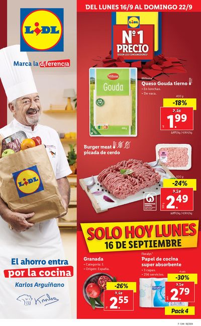 Ofertas de Hiper-Supermercados en San Andrés y Sauces | № 1 PRECIO de Lidl | 16/9/2024 - 22/9/2024