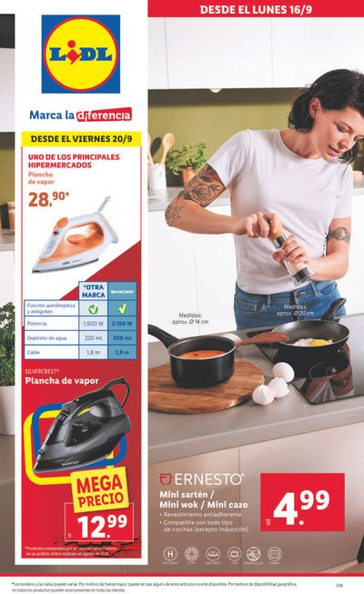 Ofertas de Hiper-Supermercados en San Andrés y Sauces | ¡Bazar Lidl! de Lidl | 16/9/2024 - 22/9/2024