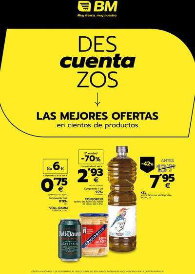 Catálogo BM Supermercados en Collado Mediano | Descuentazos | 11/9/2024 - 1/10/2024