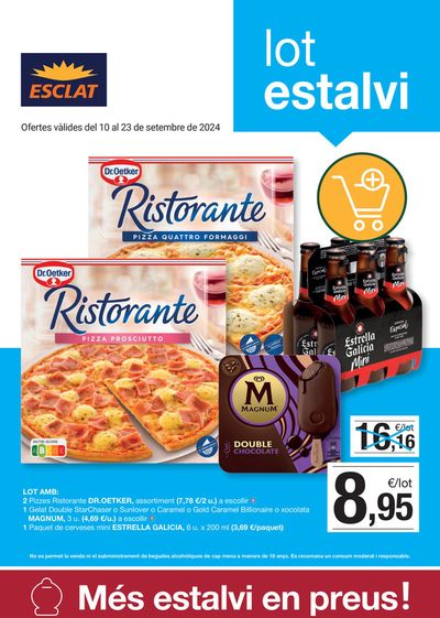 Catálogo BonpreuEsclat en Santa Cristina dAro | Fullet d'ofertes quinzenals  | 10/9/2024 - 23/9/2024