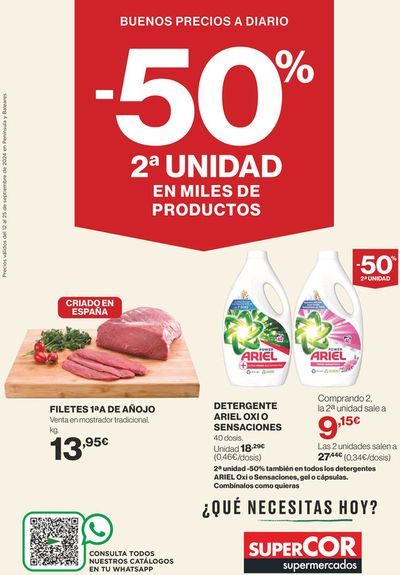 Catálogo Supercor en Madrid | Ofertas quincenales para Península y Baleares | 12/9/2024 - 25/9/2024