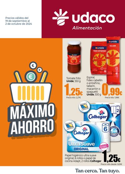 Ofertas de Hiper-Supermercados en San Andrés y Sauces | Verano UDACO Canarias de UDACO | 19/9/2024 - 2/10/2024